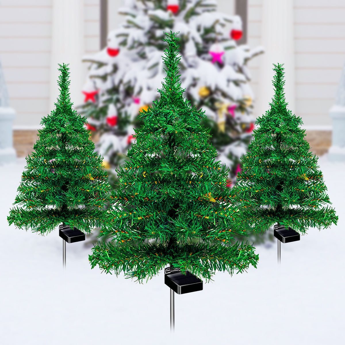 4-Solar Christmas Tree