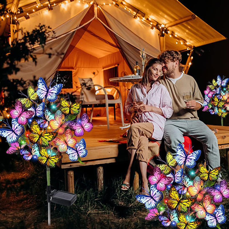 4-Solar Butterfly Tree Decorative Light