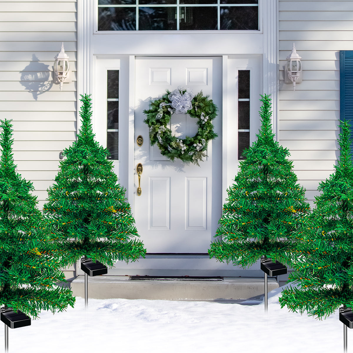 4-Solar Christmas Tree