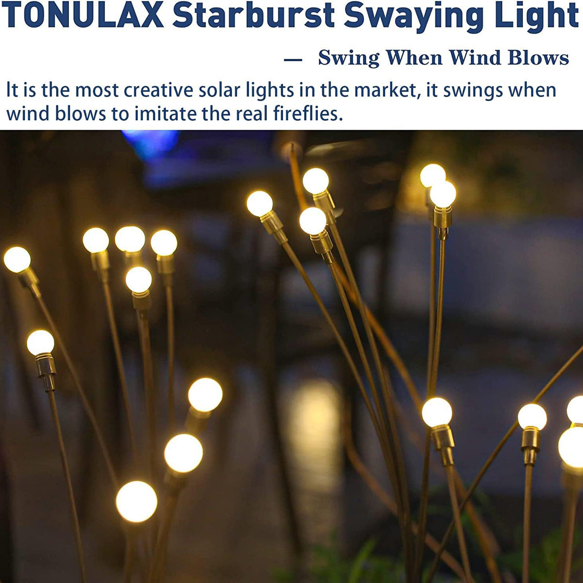 4-Solar Firefly Decorative Lights