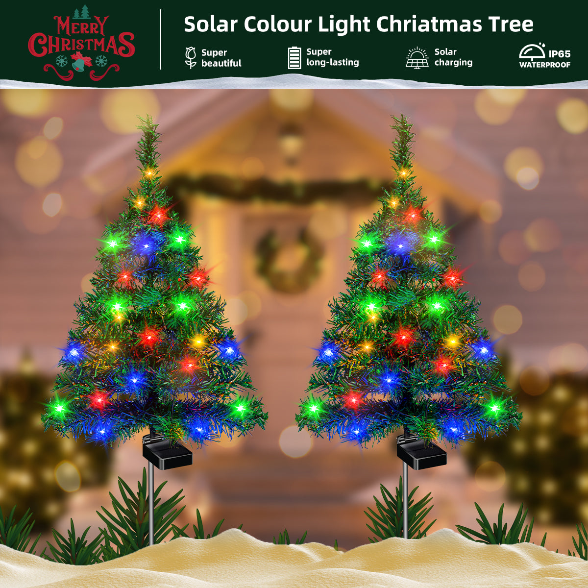 4-Solar Christmas Tree