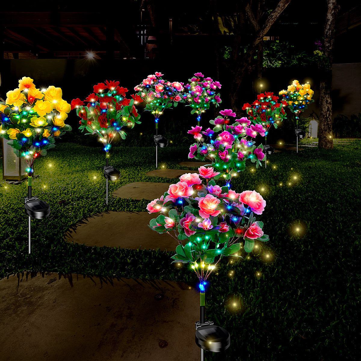 4-Solar Azalea Decorative Light