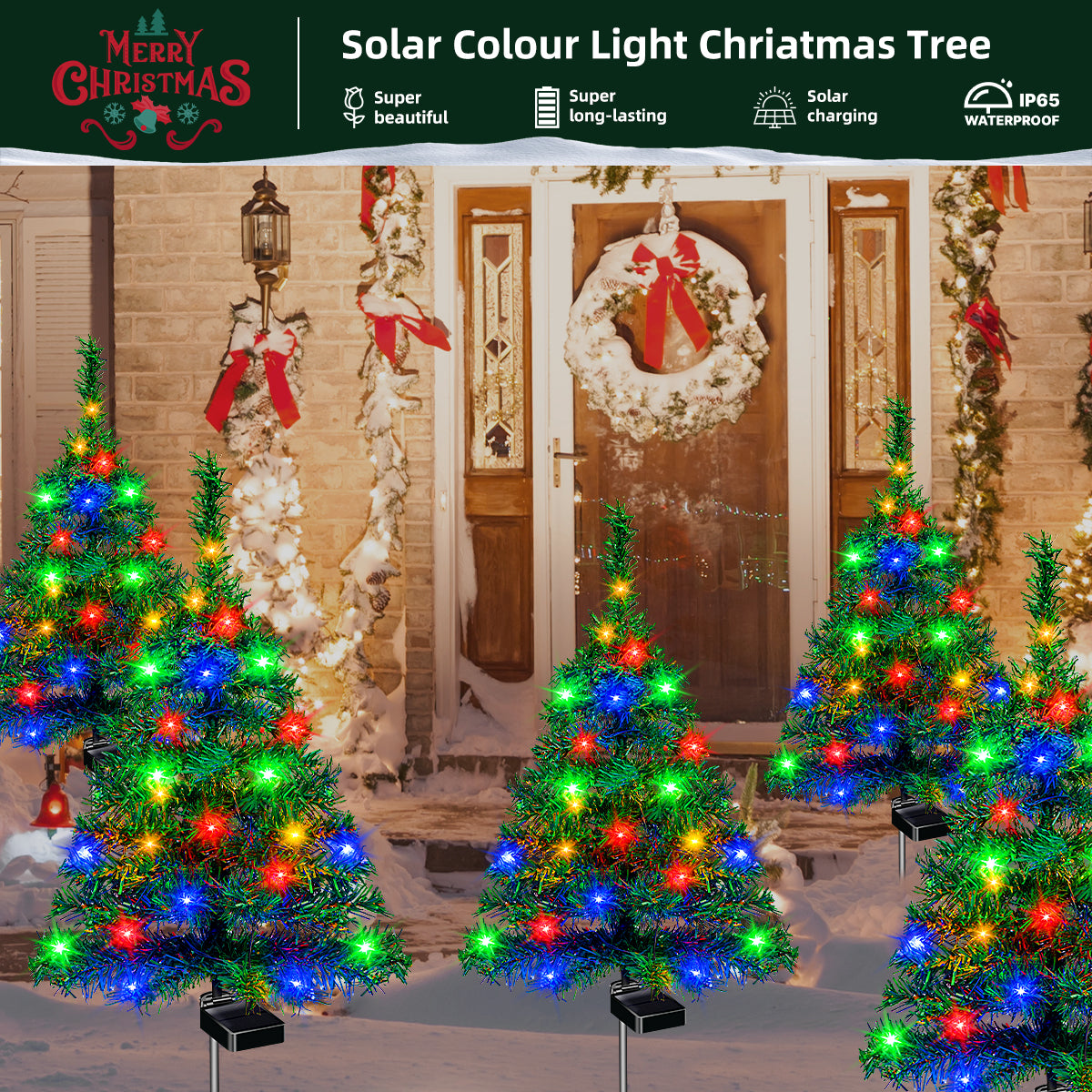 4-Solar Christmas Tree
