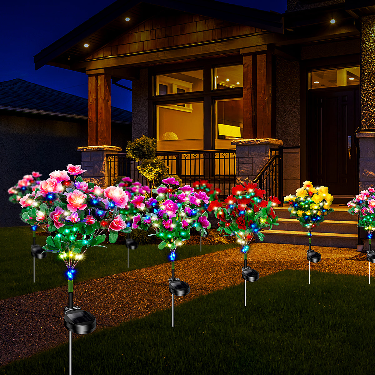 4-Solar Azalea Decorative Light