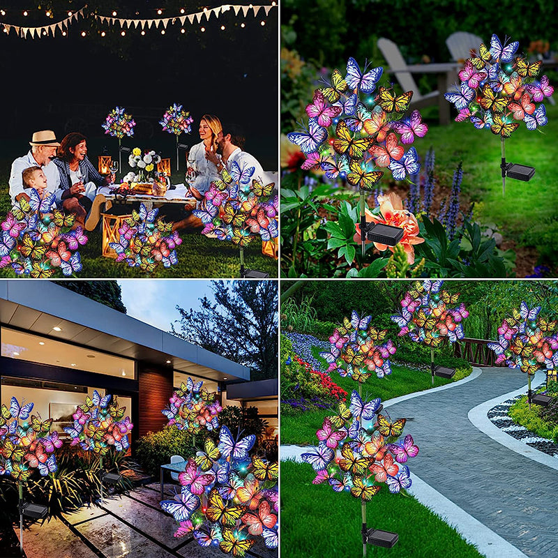 4-Solar Butterfly Tree Decorative Light