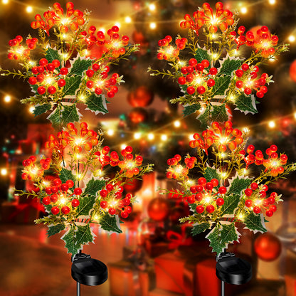 4-pack of Christmas Yellow Fruit