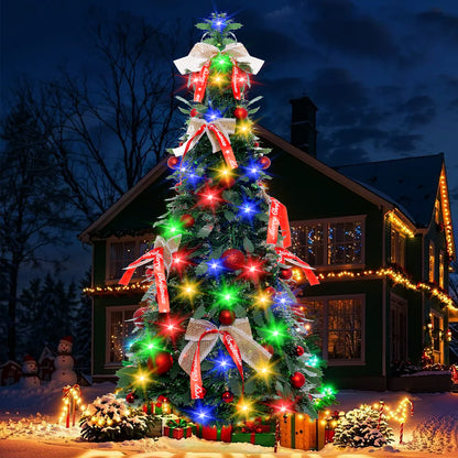 120cm Foldable Bow Christmas Tree