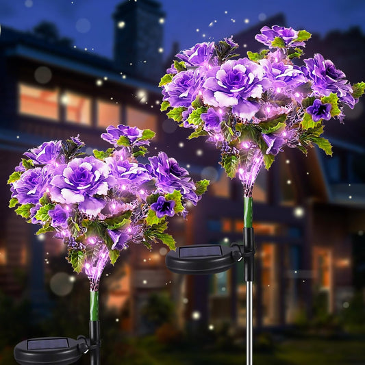 Evedior Realistic Solar Carnation Lights | Everlasting Gratitude Collection (Set of 4)