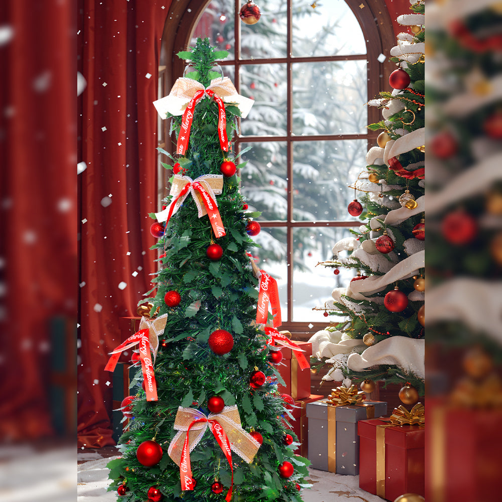 120cm Foldable Bow Christmas Tree