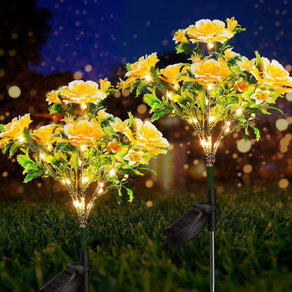 Evedior Realistic Solar Carnation Lights | Everlasting Gratitude Collection (Set of 4)