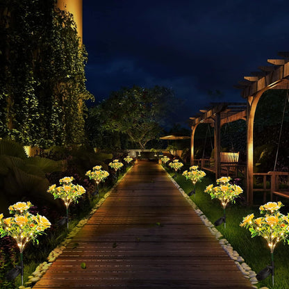 Evedior Realistic Solar Carnation Lights | Everlasting Gratitude Collection (Set of 4)