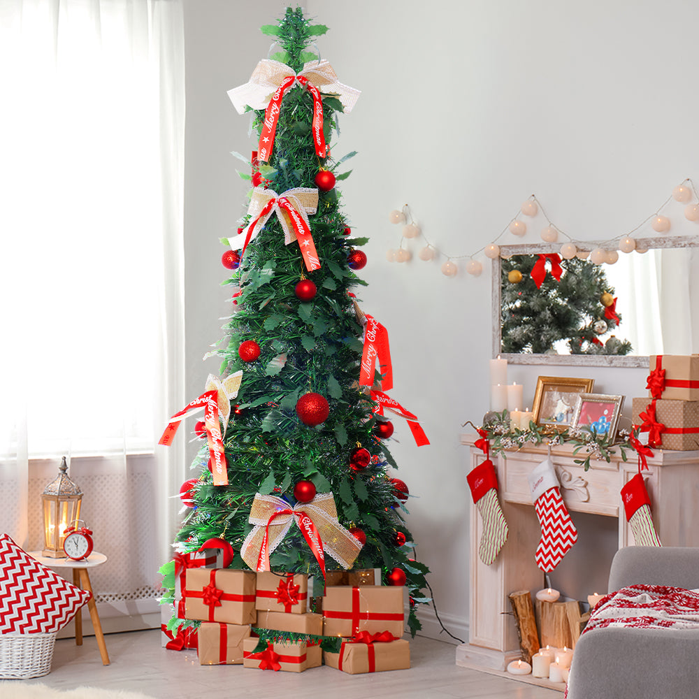 120cm Foldable Bow Christmas Tree